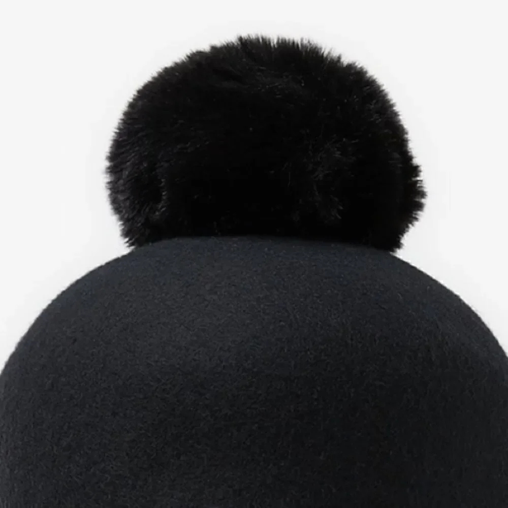 🎉Last deal🎉Felt cap with pompom